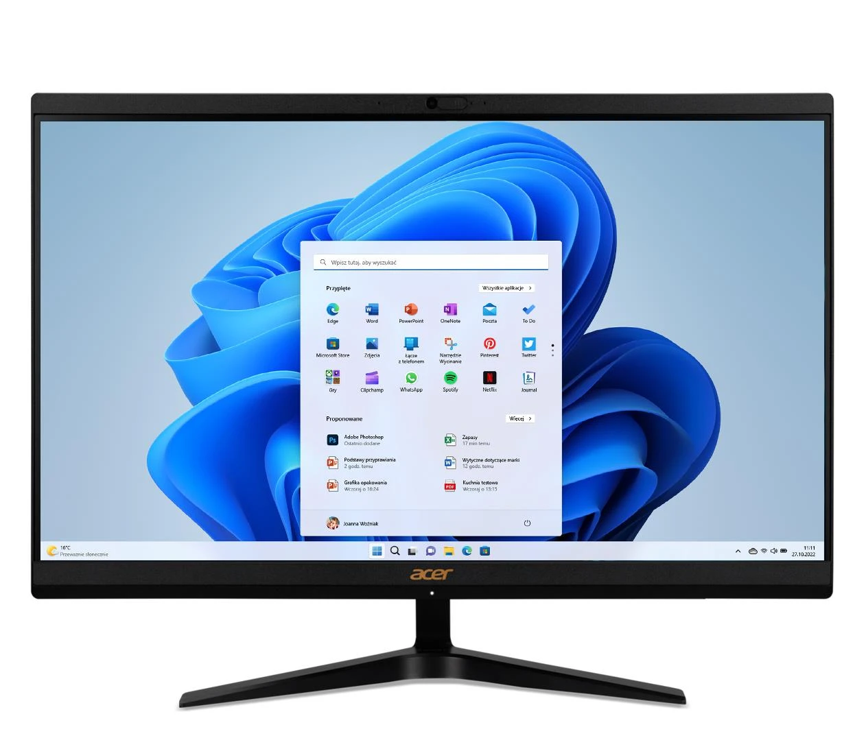 Компьютер Acer Aspire C27 i5-12450/32GB/512/Win11X (C27-1800 || DQ.BM3EP.003) EU