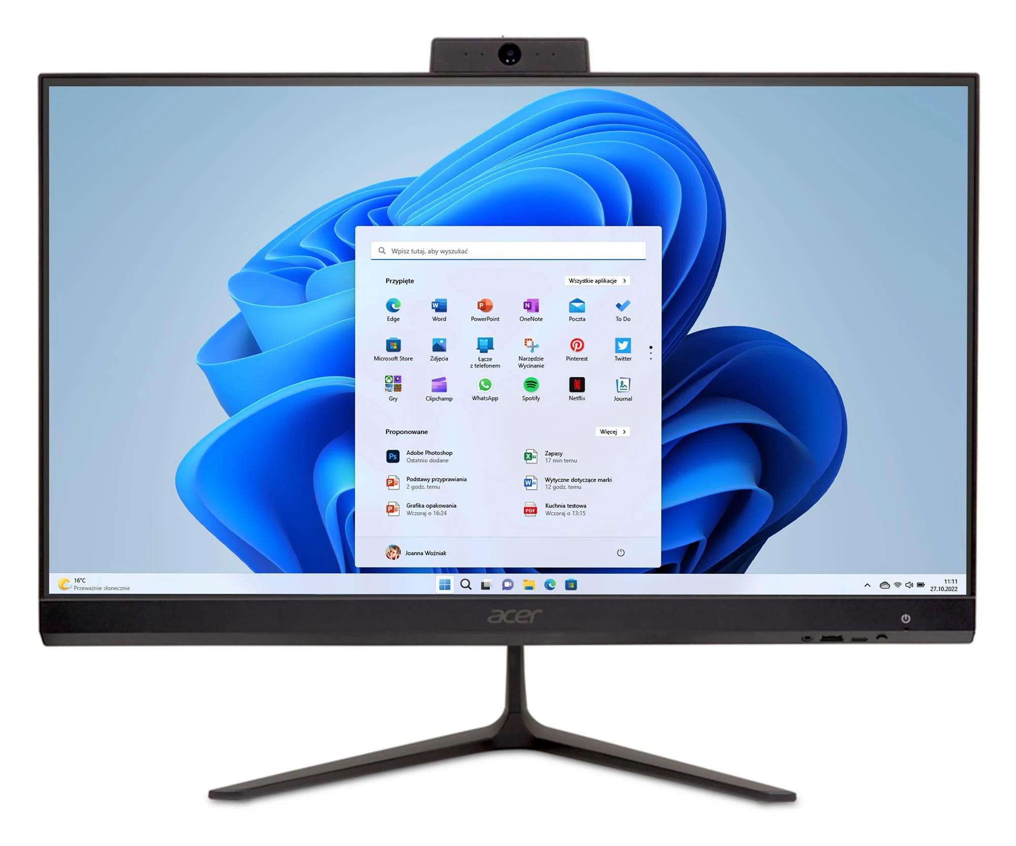 Компьютер Acer Aspire C27 i7-1355U/16GB/512/Win11X (C27-2E13U || DQ.BMREP.004) EU