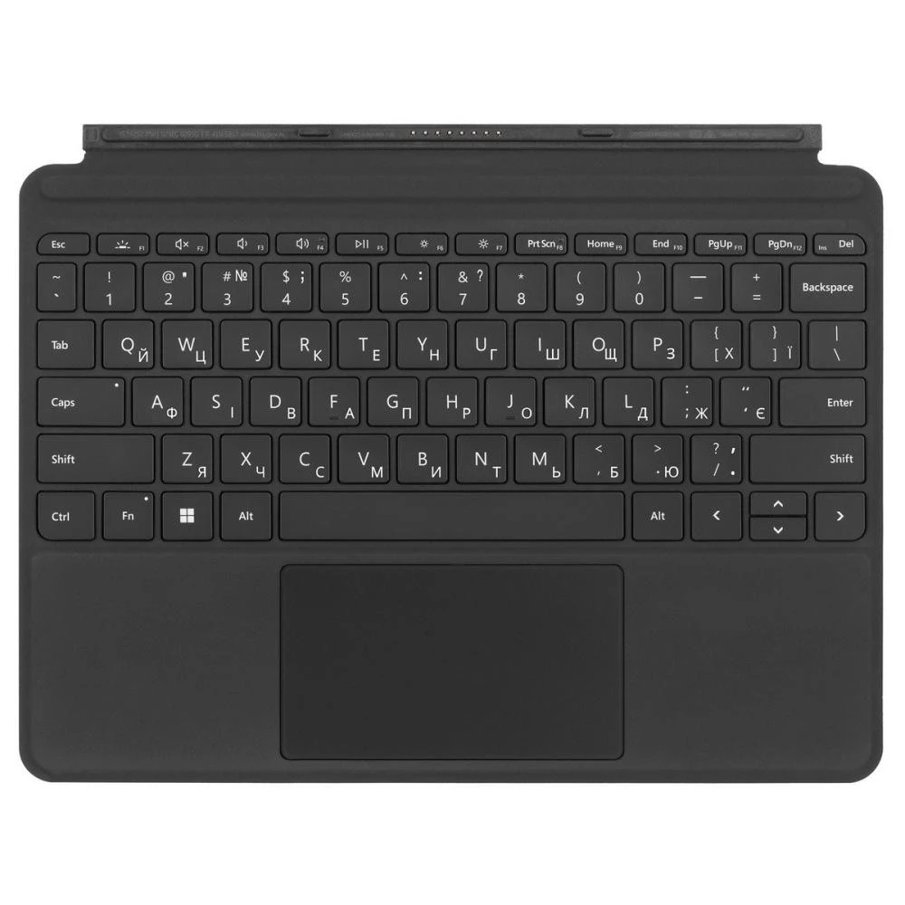 Чехол-клавиатура для планшета Microsoft Surface Go 4 Type Cover, UKR/ENG Black (KCN-00023) (UA)