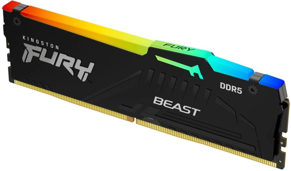 Оперативна пам'ять Kingston FURY 32 GB DDR5 5200 MHz Beast Black RGB EXPO (KF552C40BB2A-32) (UA)