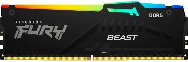 Оперативная память Kingston FURY 32 GB DDR5 6000 MHz Beast Black RGB EXPO (KF560C36BBE2A-32) (UA)
