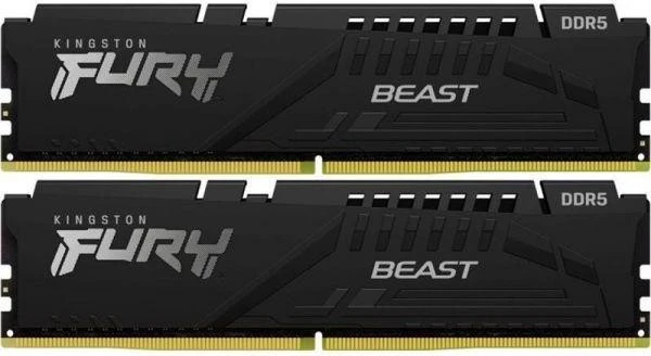 Оперативна пам'ять Kingston FURY 64 GB (2x32GB) DDR5 5600 MHz Beast EXPO Black (KF556C36BBE2K2-64) (UA)