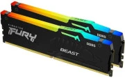 Kingston FURY 64 GB (2x32GB) DDR5 6000 MHz Beast Black RGB EXPO (KF560C36BBE2AK2-64) (UA)
