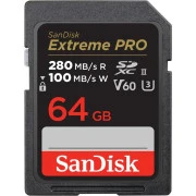 SanDisk 64 GB SDXC Class 10 UHS-II U3 V60 Extreme Pro (SDSDXEP-064G-GN4IN) (UA)