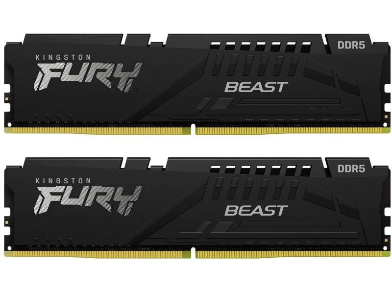 Оперативная память Kingston FURY 64 GB (2x32GB) DDR5 5600 MHz Beast Black EXPO (KF556C40BB2K2-64) (UA)