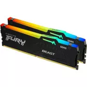 Kingston FURY 64 GB (2x32GB) DDR5 5600 MHz Beast Black RGB EXPO (KF556C40BB2AK2-64) (UA)