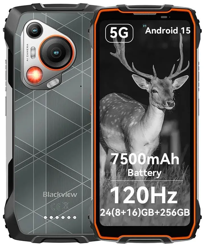 Мобильный телефон Blackview BL7000 8/256Gb Plus Travel Adapter HJ-C6-33-Europe Orange Europe