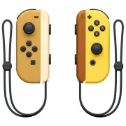 Nintendo Switch Joy Con Brown / Yellow