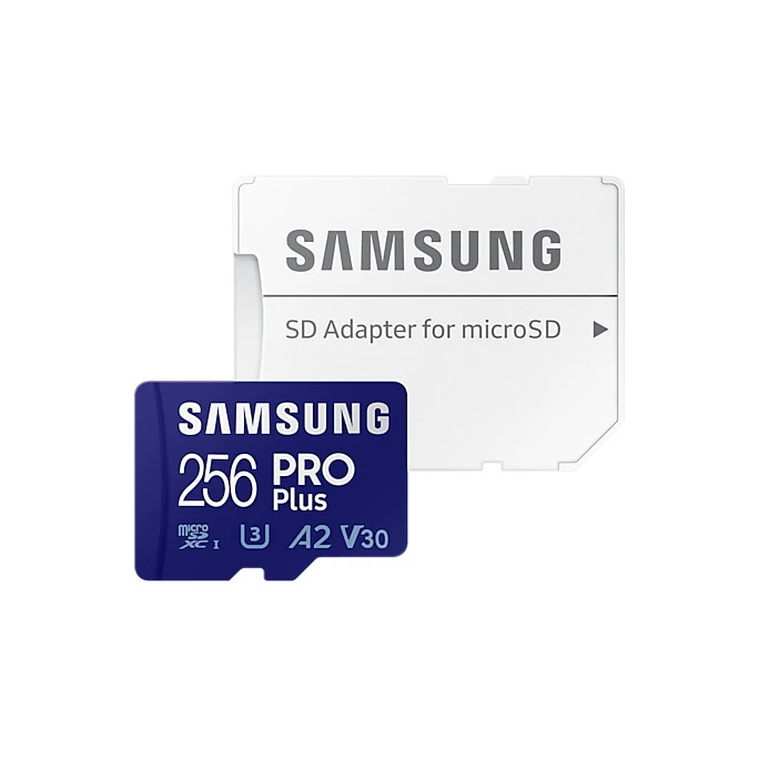 Карта памяти Samsung 256 GB microSDXC UHS-I U3 V30 A2 PRO Plus (2021) MB-MD256KA