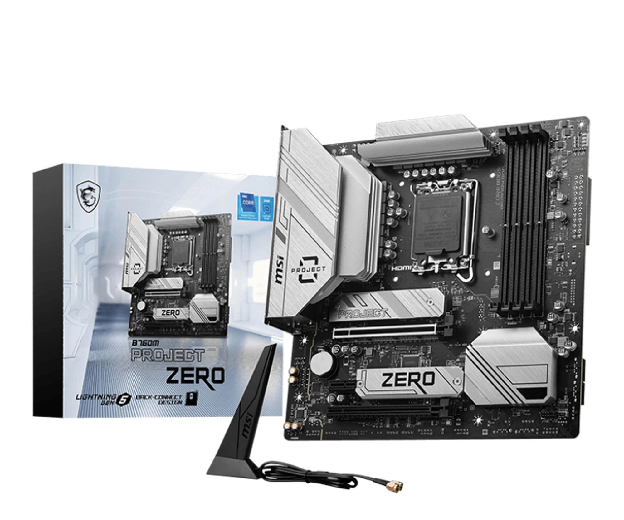 Материнська плата MSI B760M PROJECT ZERO EU