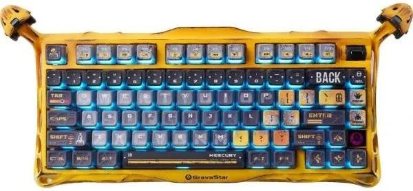 Клавіатура Gravastar Mercury K1 Pro TKL Yellow (GSK1PRO_YLW) (UA)