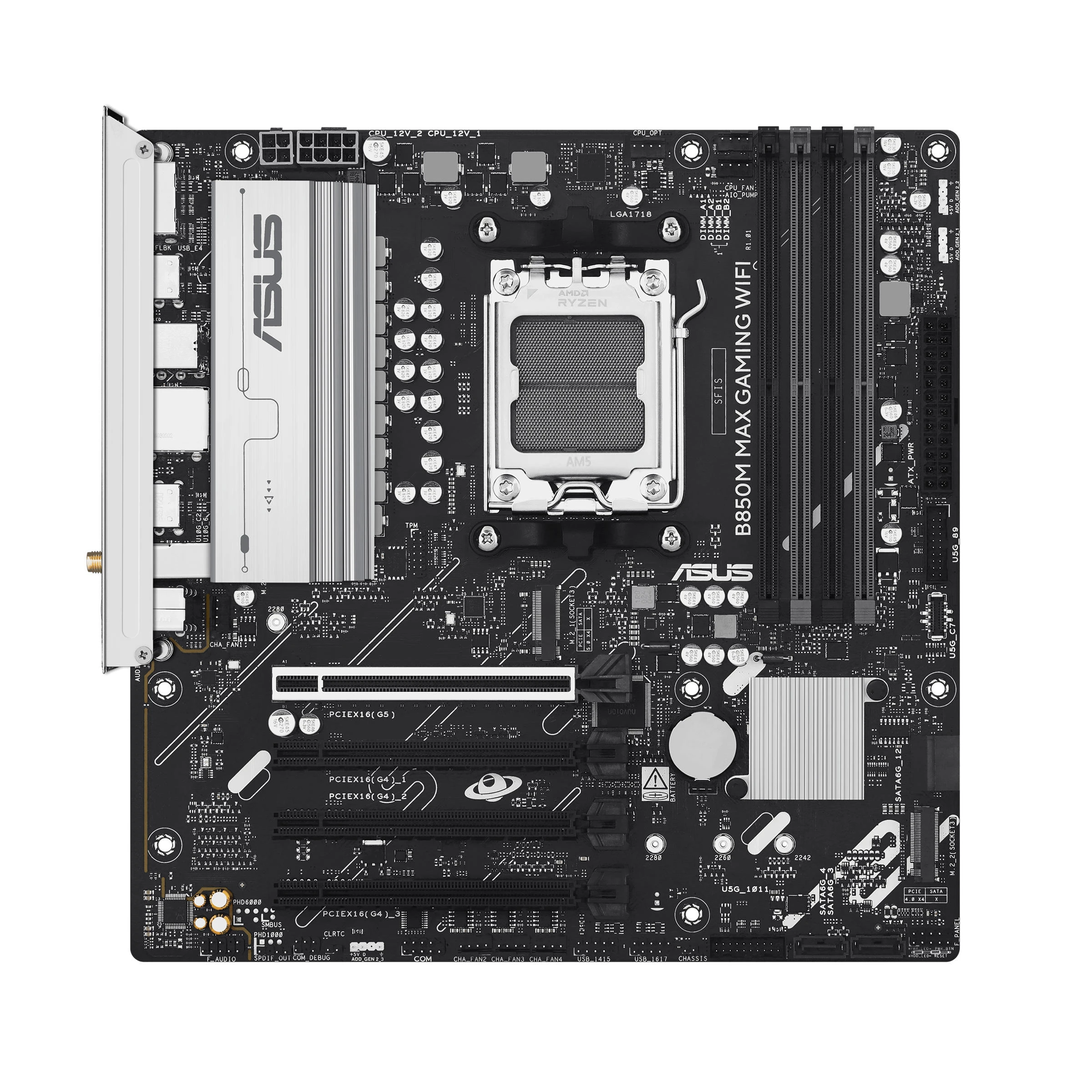 Материнська плата ASUS B850M MAX GAMING WIFI (90MB1LL0-M0EAY0) (UA)