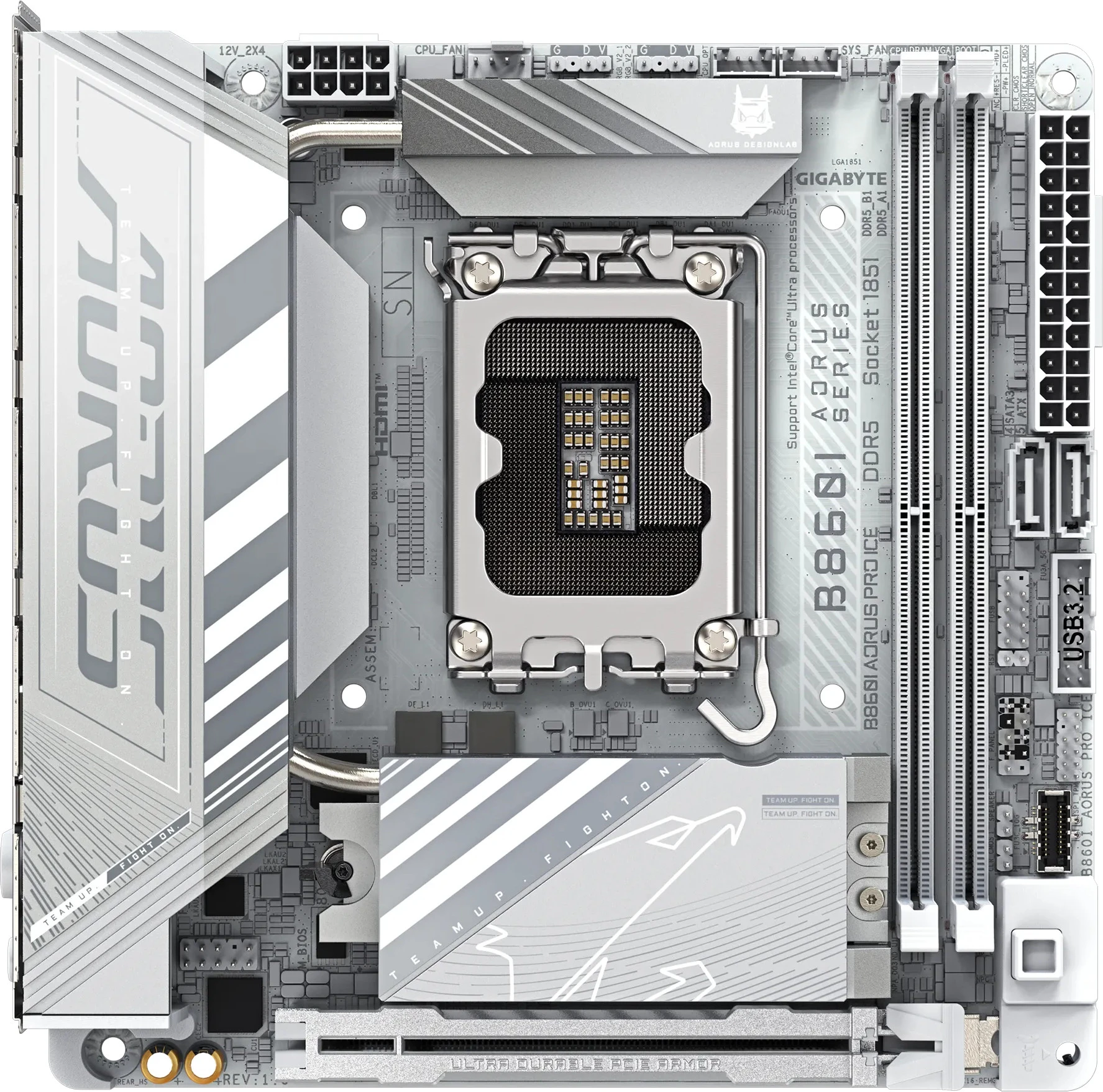 Материнська плата GIGABYTE B860I AORUS PRO ICE