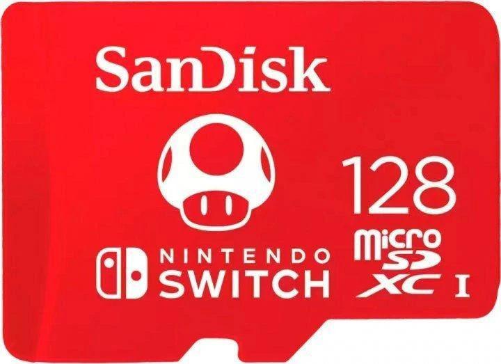 Карта пам'яті SanDisk 128 GB microSDXC for Nintendo Switch SDSQXAO-128G-GNCZN, SDSQXAO-128G-GN3ZN