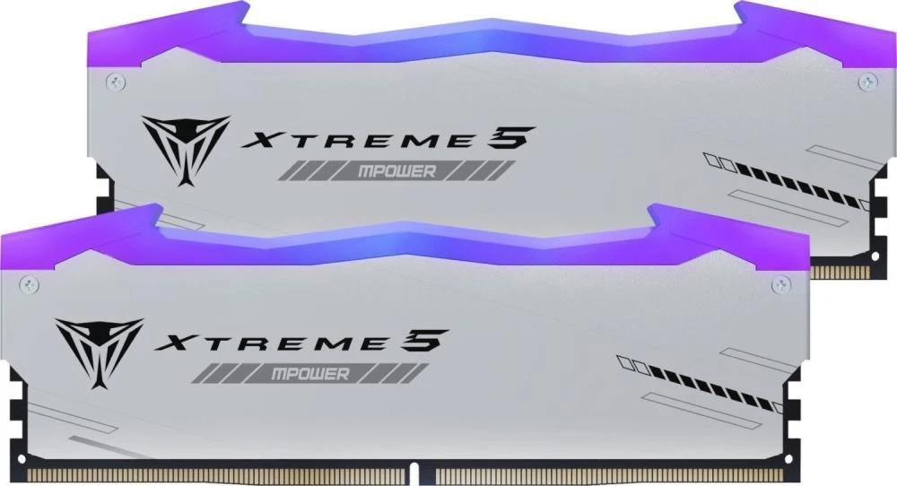 Оперативна пам'ять PATRIOT 32 GB (2x16GB) DDR5 6000 MHz Viper Xtreme 5 RGB MPower (PVXR532G60C30KM) (UA)