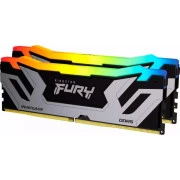 DDR5 48GB (2x24GB) 8800 MHz Renegade RGB Black/Silver Kingston Fury (ex.HyperX) (KF588CU42RSAK2-48) (UA)