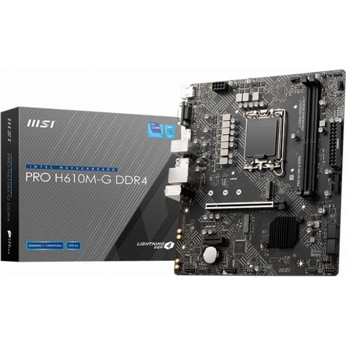 Материнська плата MSI PRO H610M-G DDR4 (911-7D46-221) (UA)