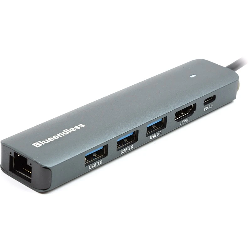 USB-хаб Blueendless USB Type-C 6-в-1 (CA913909)