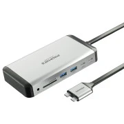 USB-хаб Promate VersaHub USB Type-C 13-в-1 Grey (versahub-mst.grey)
