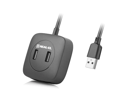 USB-хаб REAL-EL HQ-177 4 ports (EL123110009)