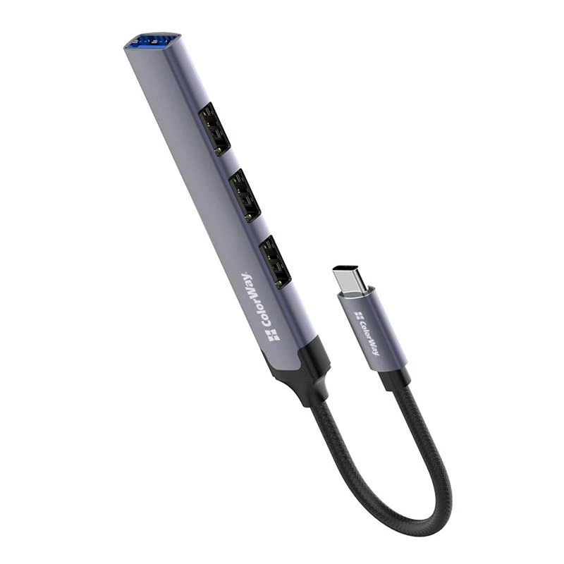USB-хаб СolorWay USB Type-C 4-в-1 (CW-HUB04)