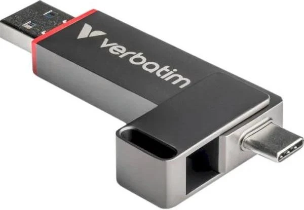 Флеш пам `ять Verbatim 128 GB Dual QuickStick USB/USB-C3.2 (32040) (UA)