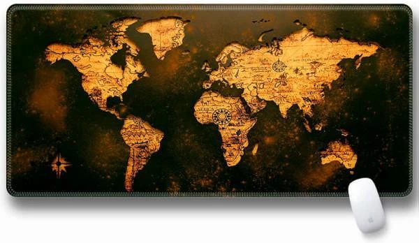 Коврик Voltronic Карта світу Brown/Orange (SJDT-16/20884) (UA)