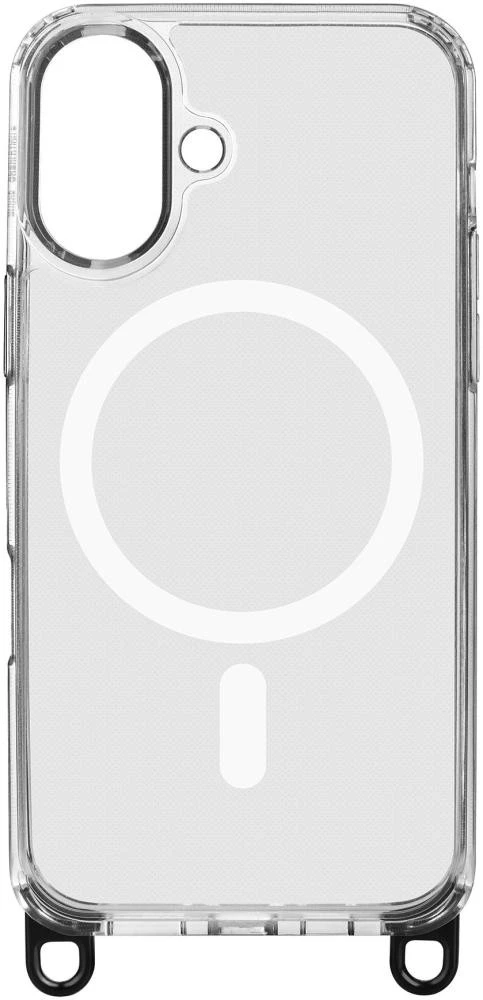 Чехол для смартфона ArmorStandart Crossbody Air MagSafe Rope для Apple iPhone 16 Clear (ARM86376) (UA)
