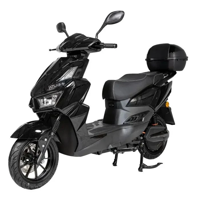 Електроскутер Atlas Tiger Box 2000W Plus Black (3121) (UA)