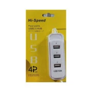 USB-хаб Atcom TD4006 4 порти Білий (AT10726)