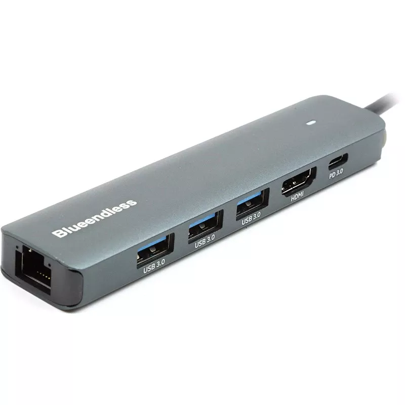 USB-хаб Blueendless USB Type-C 6-в-1 (CA913909)