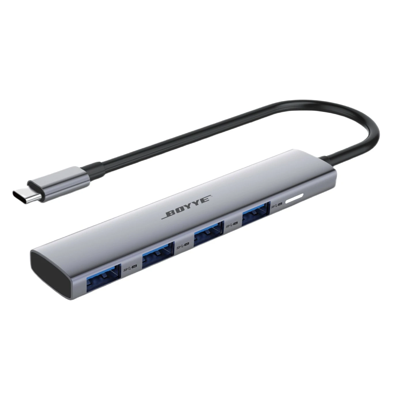 USB-хаб Boyye UC-403A USB Type-C 4-в-1