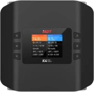 Зарядний пристрій ISDT K4 AC 400W DC 600Wx2 (HP0015.K4) (UA)