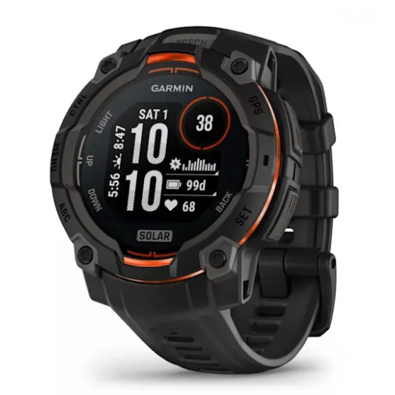 Garmin Instinct 3 45mm Solar Black with Black Band (010-02934-00/40)