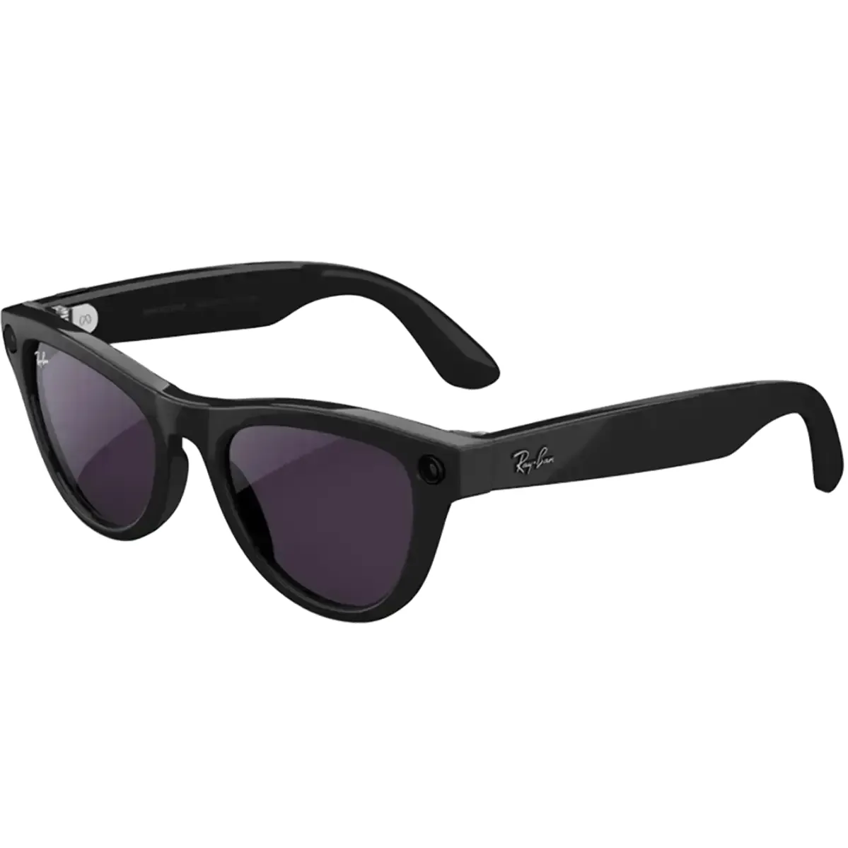 Смарт-очки Ray-Ban Meta Skyler Shiny Black / Amethyst Transitions (RW4010 601/CH 52-20)