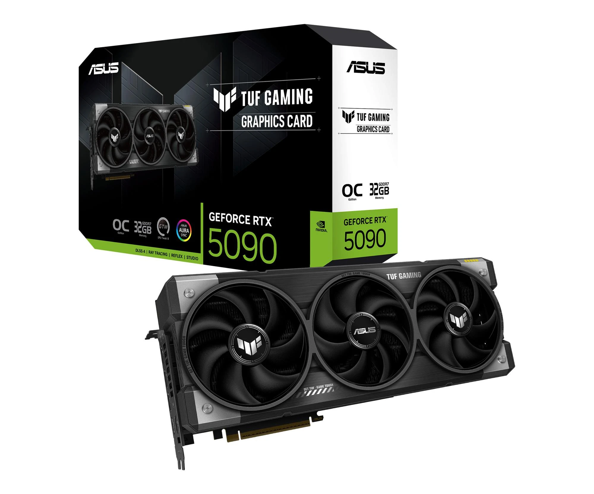 Відеокарта ASUS GeForce RTX 5090 TUF Gaming OC 32GB GDDR7 DLSS4 (TUF-RTX5090-O32G-GAMING) EU