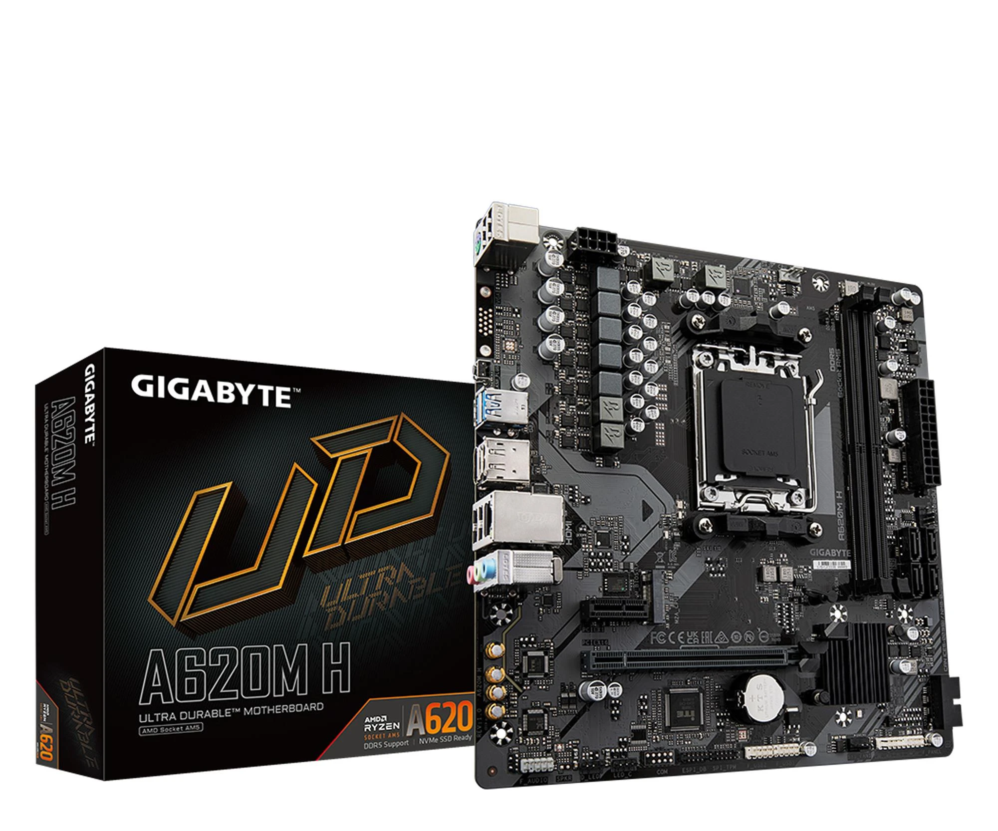 Материнська плата Gigabyte A620M H EU