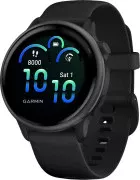 Смарт-годинник Garmin Vivoactive 6 Slate with Black Band (010-02985-00/40)