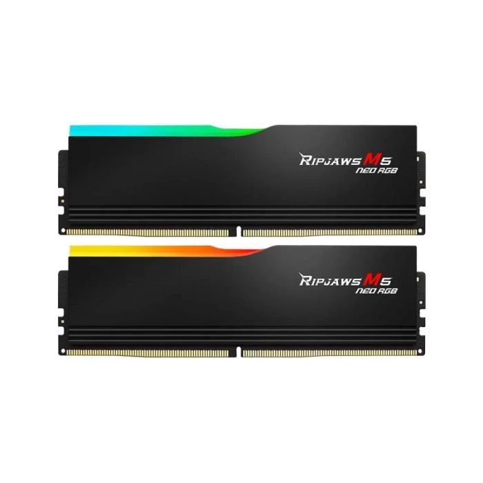 Оперативна пам'ять DDR5 64GB (2x32GB) 6000 MHz Ripjaws M5 Neo RGB Matte Black G.Skill (F5-6000J3636F32GX2-RM5NRK) (UA)