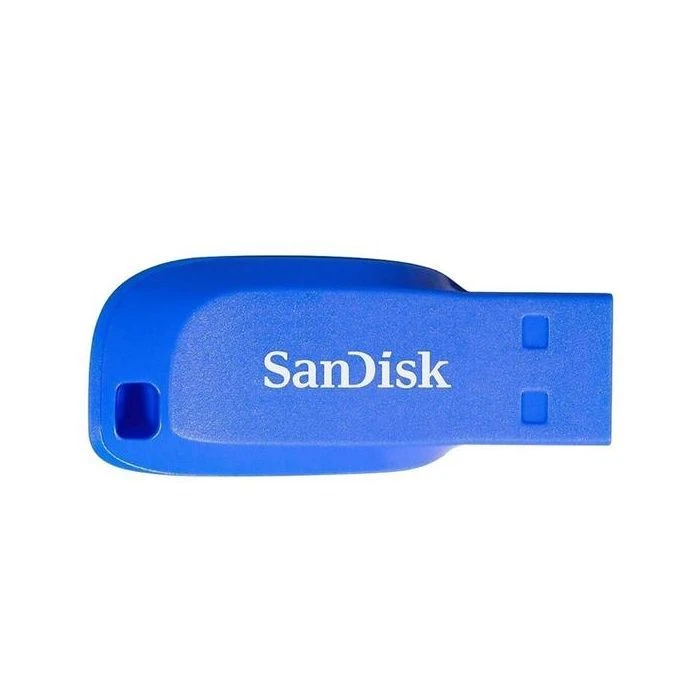 Флеш пам `ять SanDisk 64GB Cruzer Blade Electric Blue USB 2.0 (SDCZ50C-064G-B35BE) (UA)