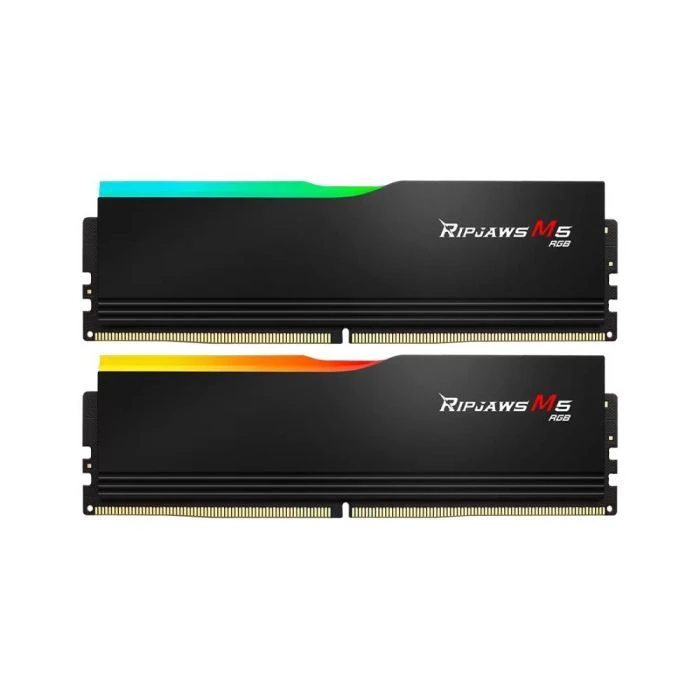 Оперативная память DDR5 32GB (2x16GB) 6000 MHz Ripjaws M5 RGB Black G.Skill (F5-6000J3636F16GX2-RM5RK) (UA)