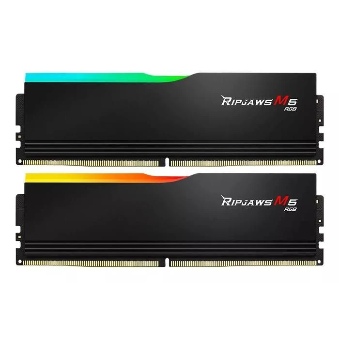 Оперативна пам'ять DDR5 48GB (2x24GB) 6000 MHz Ripjaws M5 Neo RGB Matte Black G.Skill (F5-6000J3036F24GX2-RM5NRK) (UA)