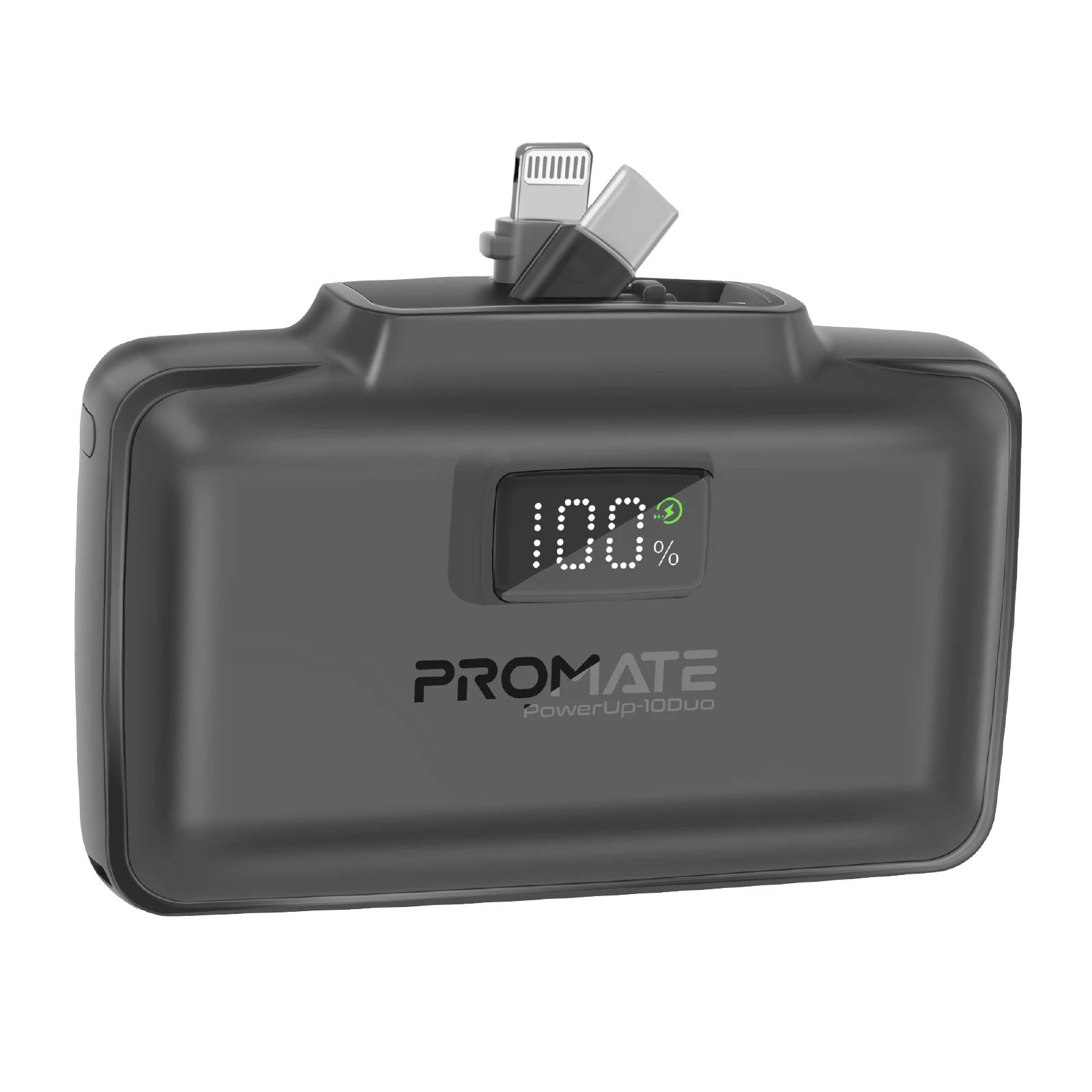 Мобільна батарея Promate PowerUp-10Duo 10000mAh 20W Black (powerup-10duo.black)