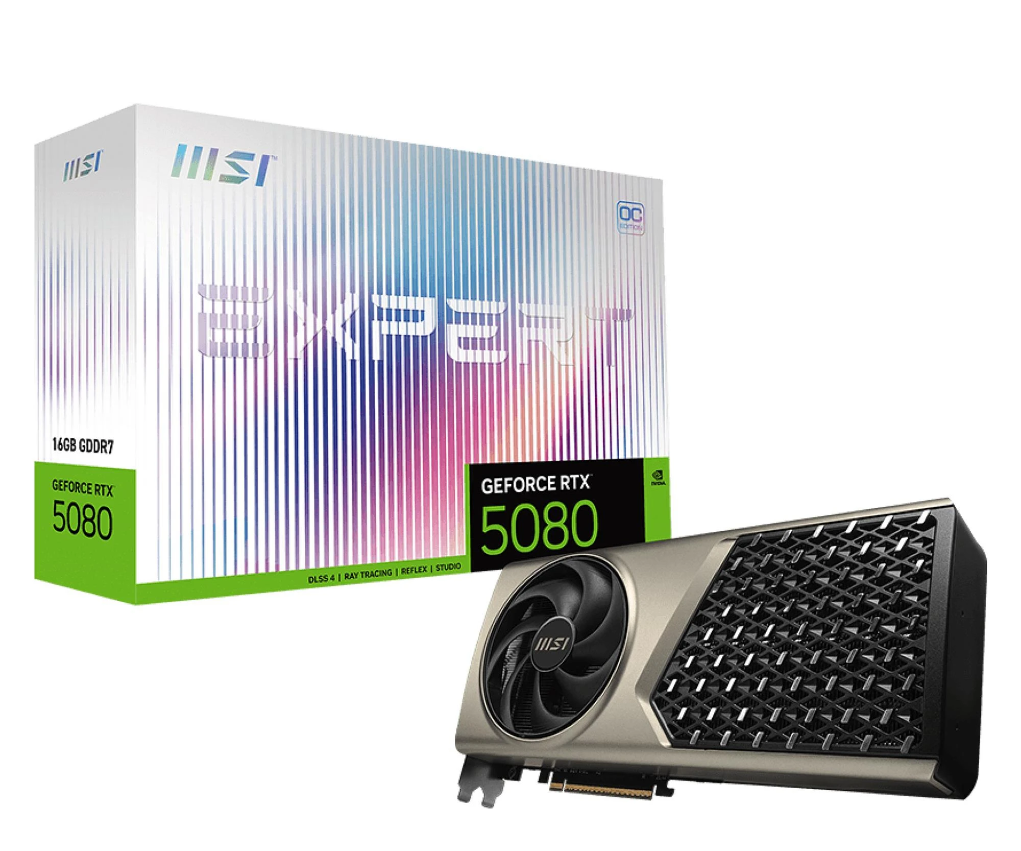 Відеокарта MSI GeForce RTX 5080 Expert OC 16GB GDDR7 DLSS4 (5080 16G EXPERT OC) EU