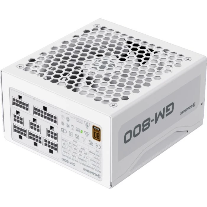 Блок питания Gamemax 800W (GM-800 Modular white) (UA)