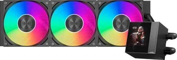Водяне охолодження PCCooler DA360 PRO ARGB Display Black (UA)