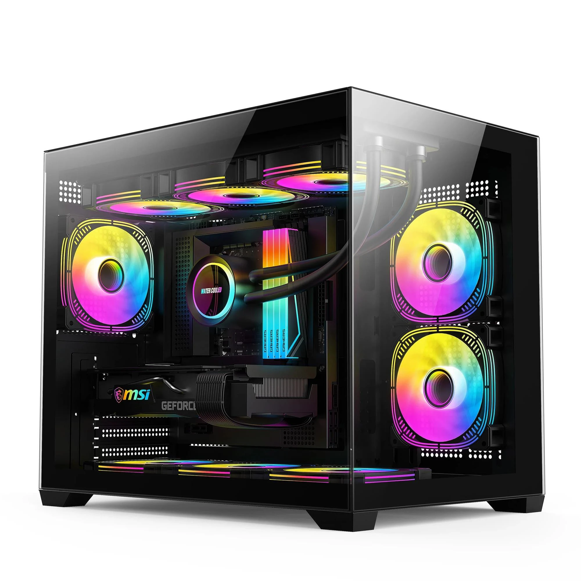 Корпус GTL Gaming Abyss Black (GTLN285M) без БП