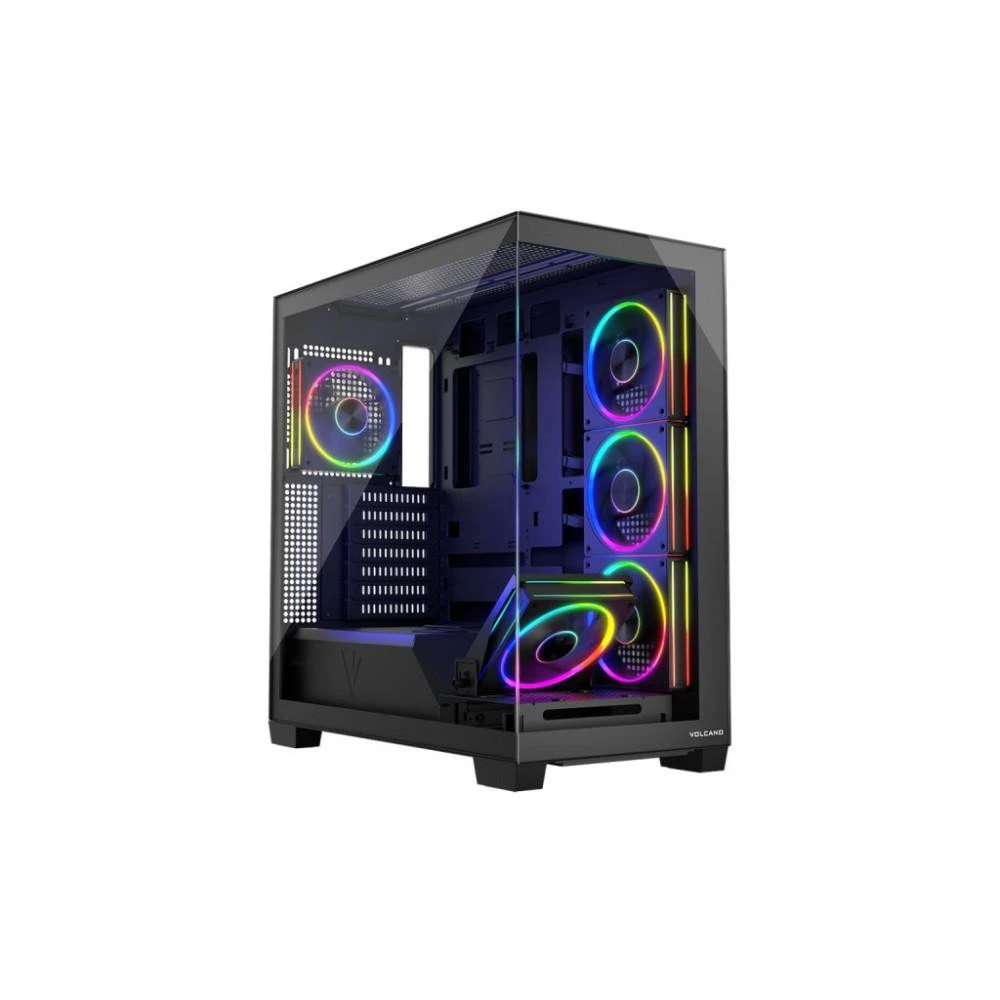 Корпус Modecom VOLCANO STELLAR ARGB MIDI Black (AT-STELLAR-5F-ARGB-10) (UA)