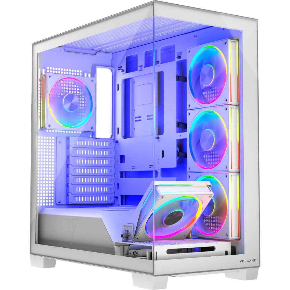 Корпус Modecom VOLCANO STELLAR ARGB MIDI WHITE (AT-STELLAR-5F-ARGB-20) (UA)