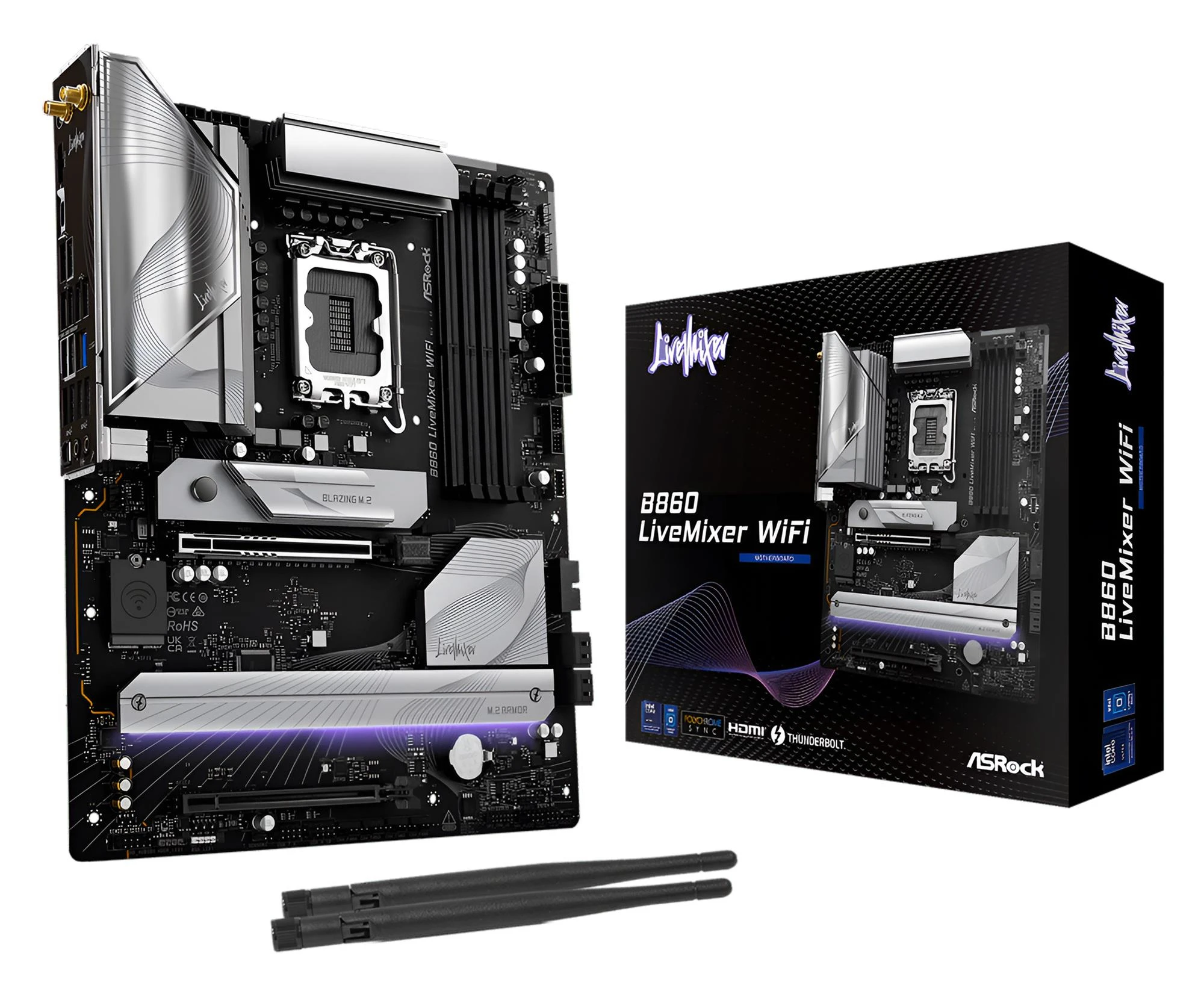 Материнська плата ASRock B860 LiveMixer WiFi EU